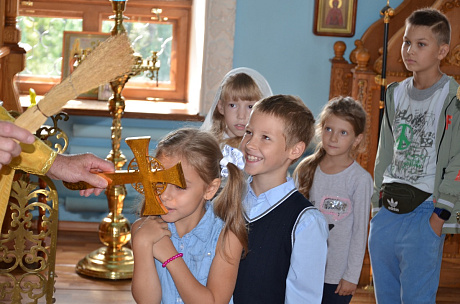 Молебен для учащихся воскресной школы монастыря
